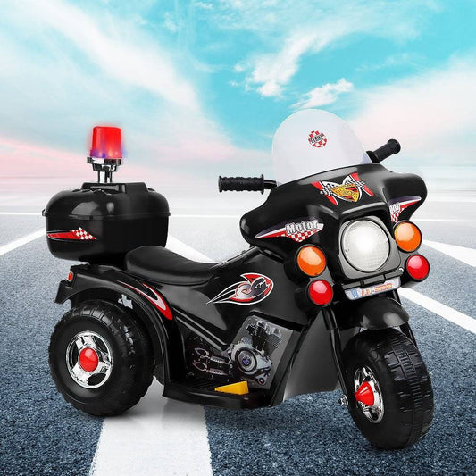 Rigo Kids Ride On Motorbike Motorcycle Car Black - Little Kids Business